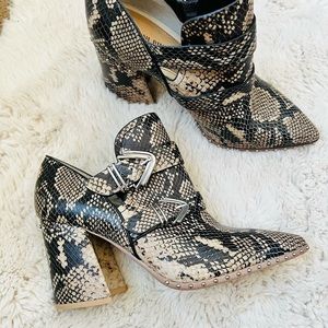 Snakeskin heels